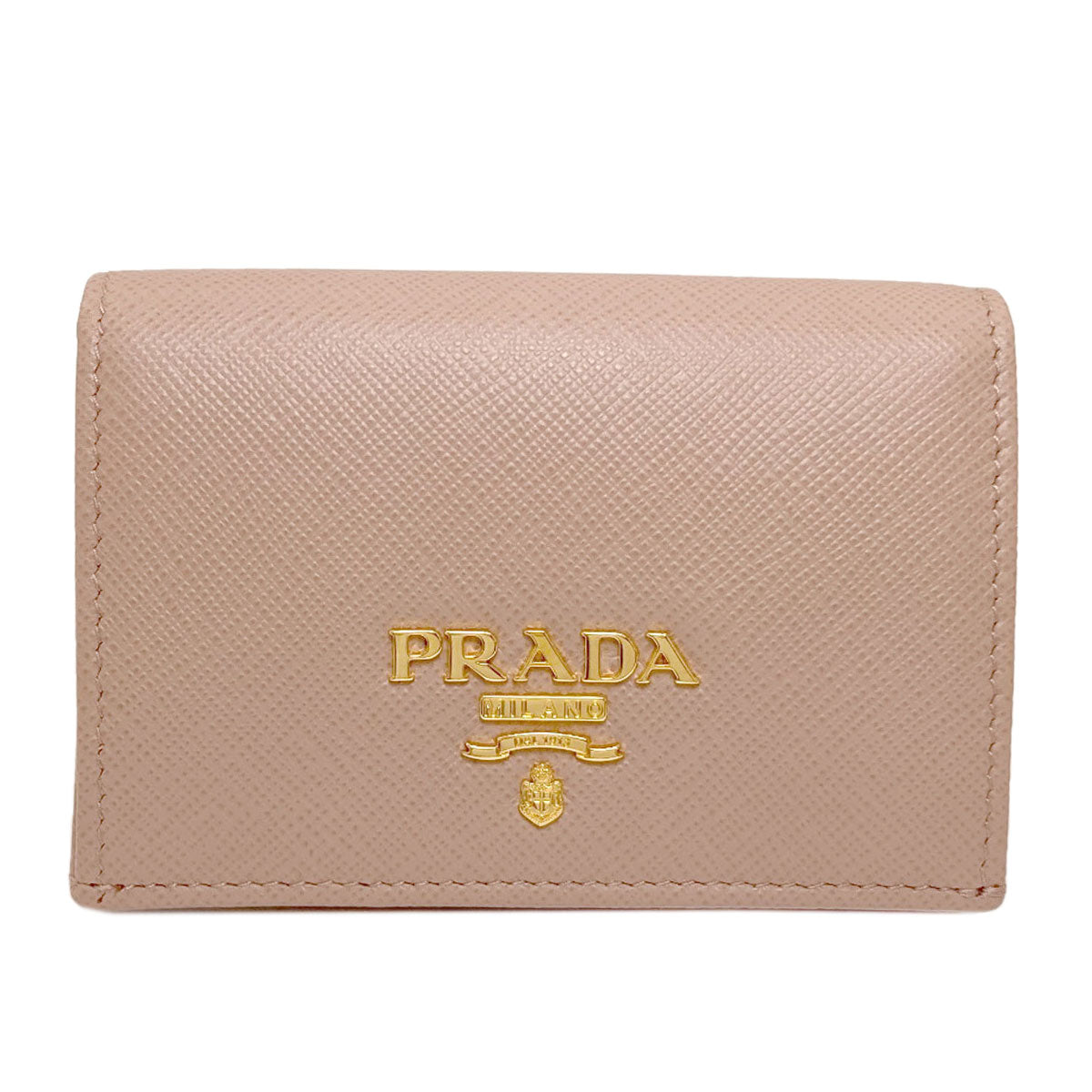 PRADA 1MC945 logo Card Case Leather Ladies [Used]