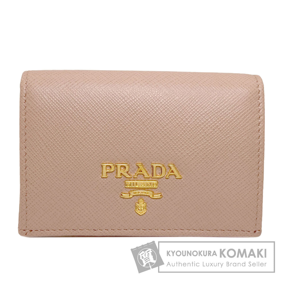 PRADA 1MC945 logo Card Case Leather Ladies [Used]