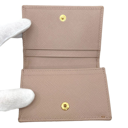 PRADA 1MC945 logo Card Case Leather Ladies [Used]