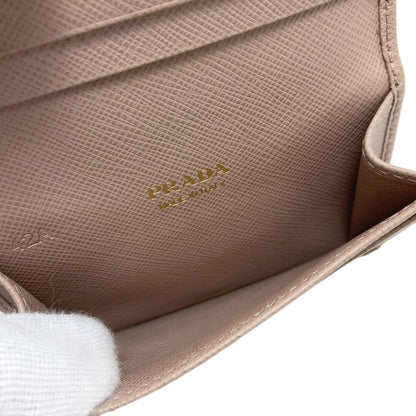 PRADA 1MC945 logo Card Case Leather Ladies [Used]