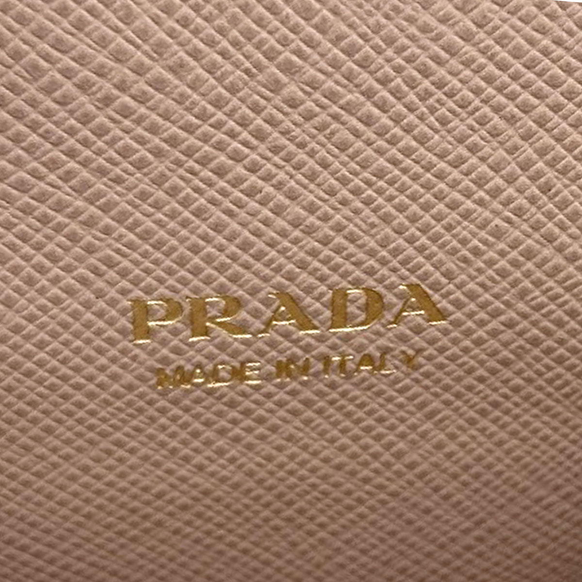 PRADA 1MC945 logo Card Case Leather Ladies [Used]