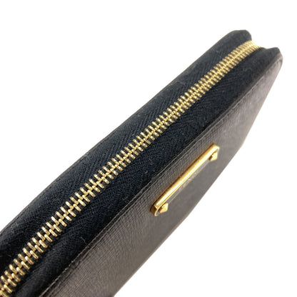 FENDI logo Card Case Leather Ladies [Used]