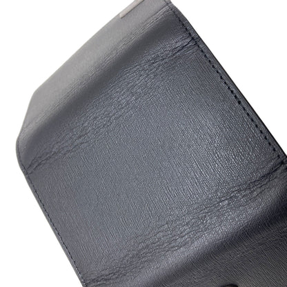 Dunhill logo key holder Leather mens [Used]
