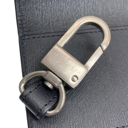 Dunhill logo key holder Leather mens [Used]