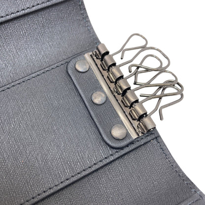 Dunhill logo key holder Leather mens [Used]