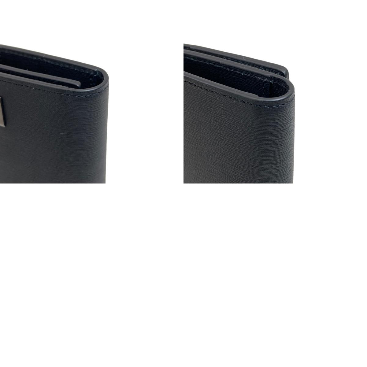 Dunhill logo key holder Leather mens [Used]