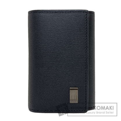 Dunhill logo key holder Leather mens [Used]