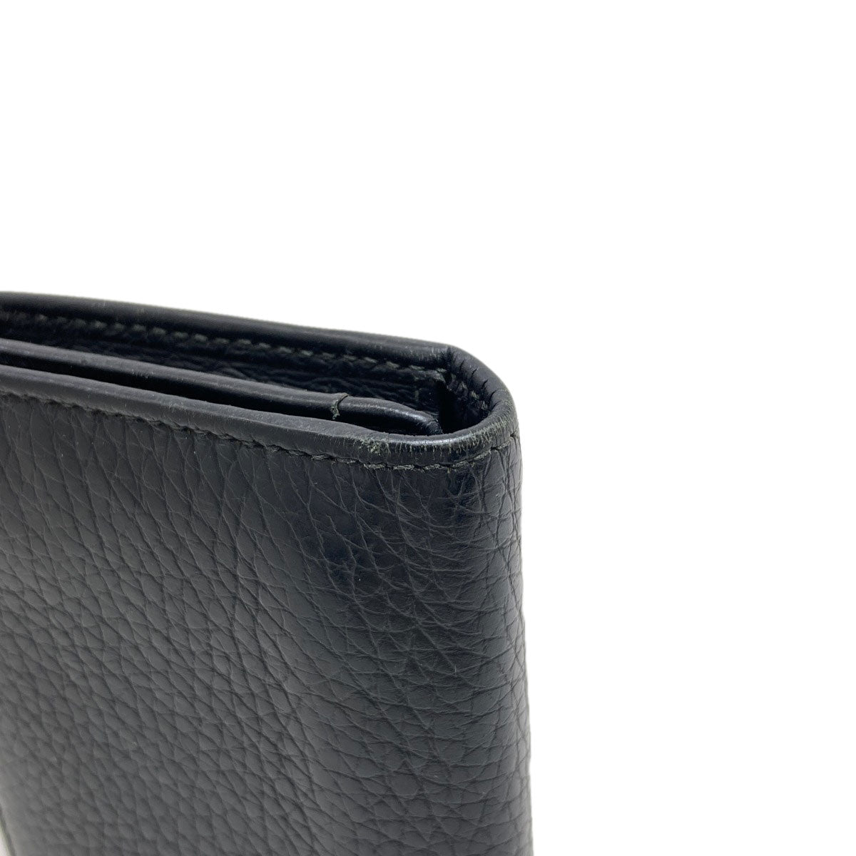 Dunhill Logo Hardware Card Case Leather mens [Used]