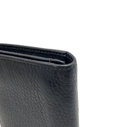 Dunhill Logo Hardware Card Case Leather mens [Used]
