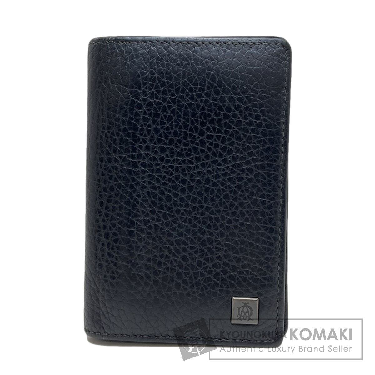 Dunhill Logo Hardware Card Case Leather mens [Used]