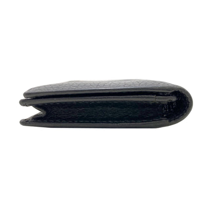 Dunhill Logo Hardware Card Case Leather mens [Used]