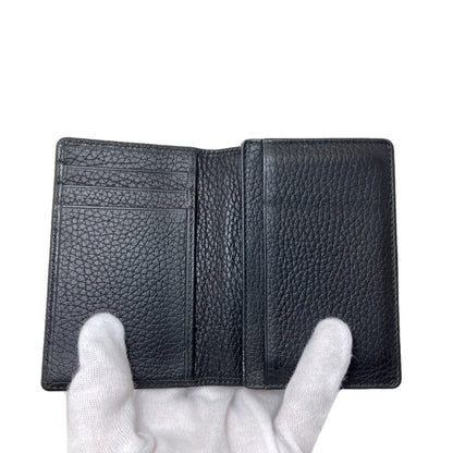 Dunhill Logo Hardware Card Case Leather mens [Used]
