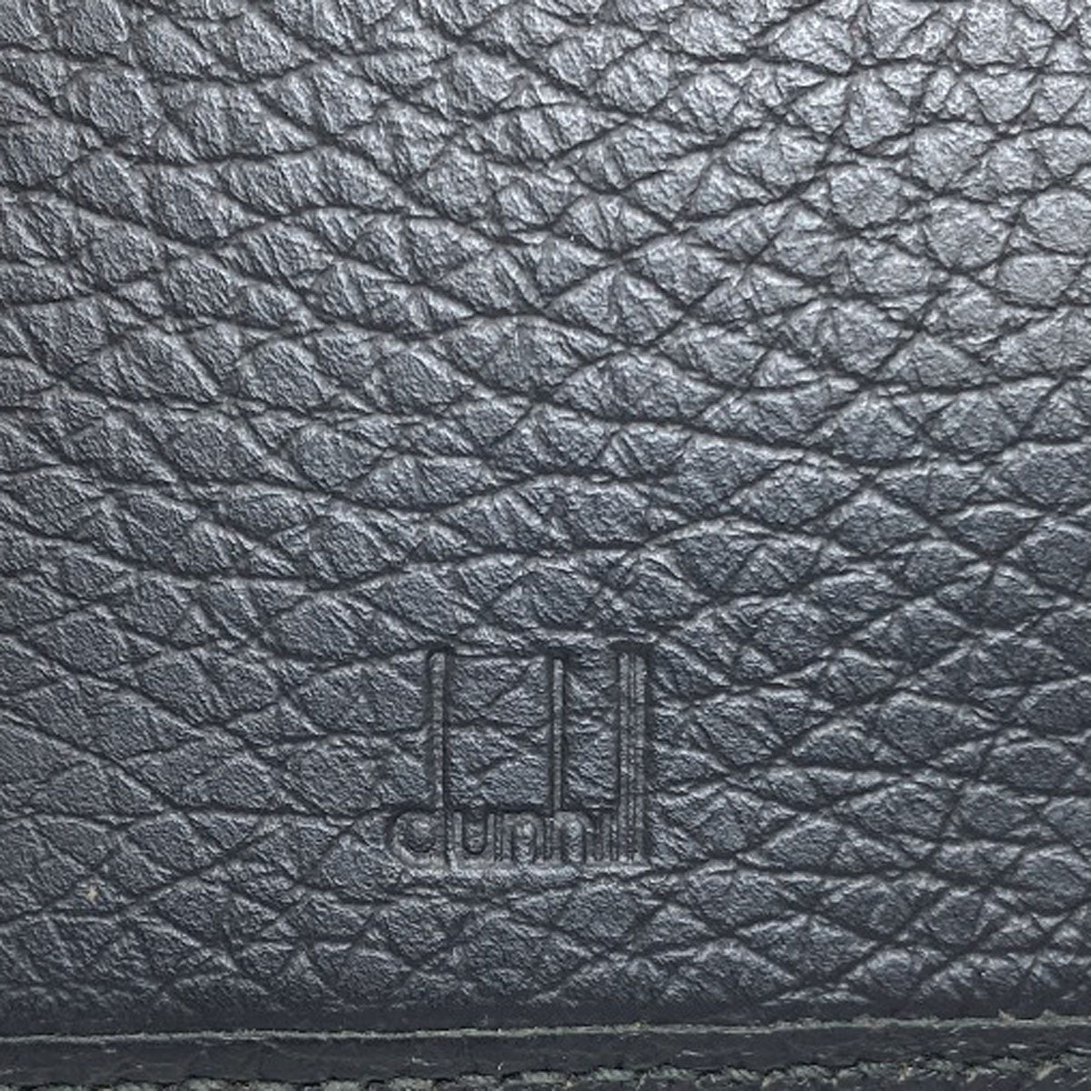 Dunhill Logo Hardware Card Case Leather mens [Used]
