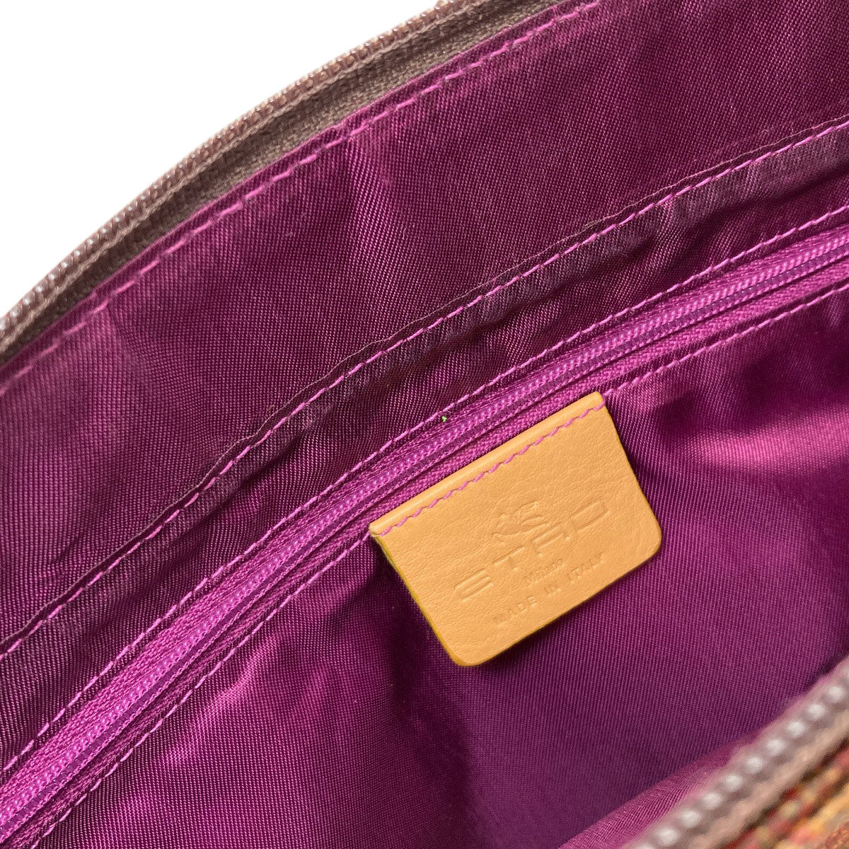 ETRO Paisley pattern Shoulder Bag PVC Ladies [Used]