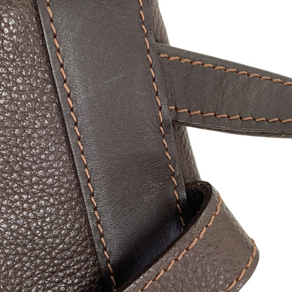 Longchamp logo Backpack Â· Daypack Leather Ladies [Used]