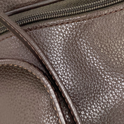 Longchamp logo Backpack Â· Daypack Leather Ladies [Used]