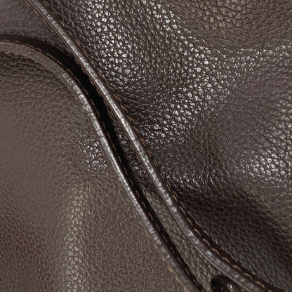 Longchamp logo Backpack Â· Daypack Leather Ladies [Used]