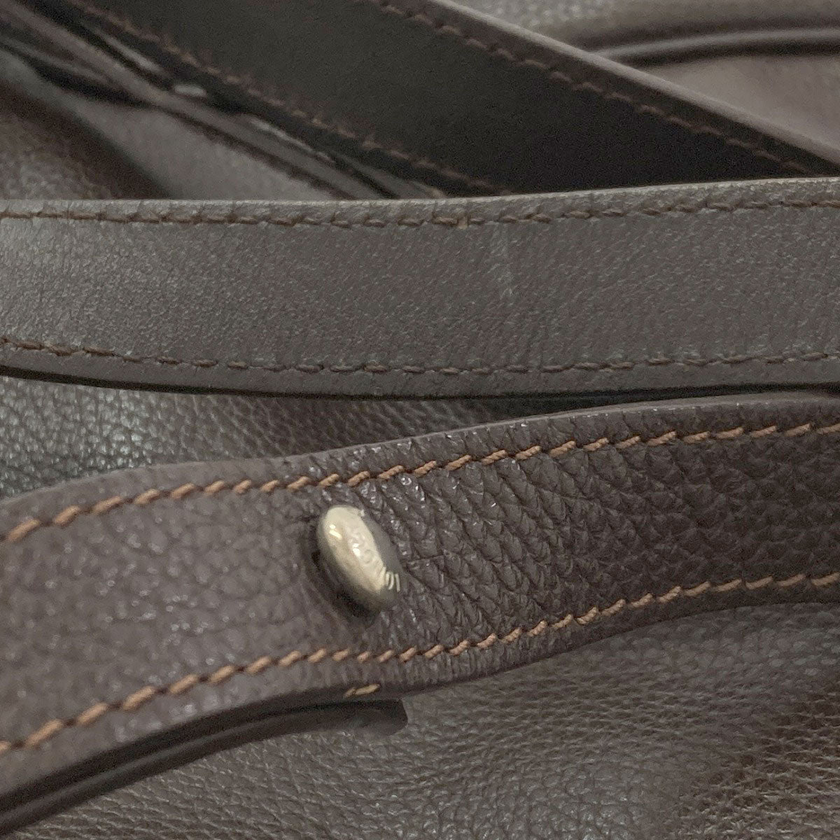 Longchamp logo Backpack Â· Daypack Leather Ladies [Used]