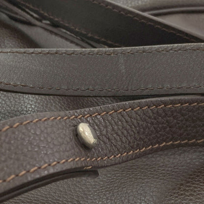 Longchamp logo Backpack Â· Daypack Leather Ladies [Used]