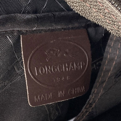 Longchamp logo Backpack Â· Daypack Leather Ladies [Used]