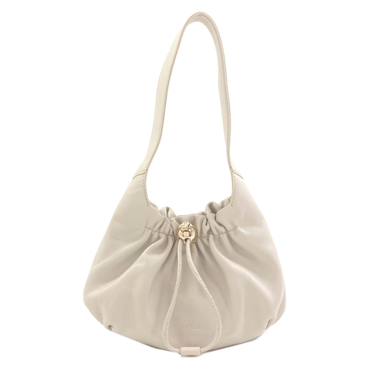 Furla アーチロゴ Handbag Leather Ladies [Used]
