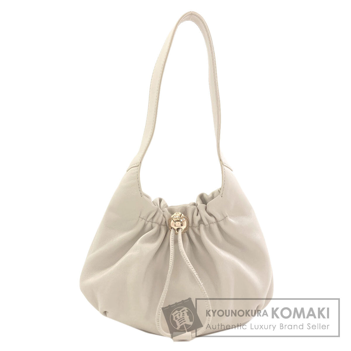 Furla アーチロゴ Handbag Leather Ladies [Used]