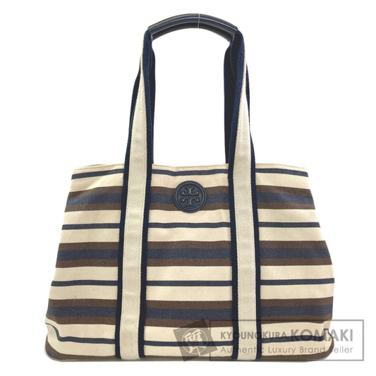 Tory Burch border Tote Bag Canvas Ladies [Used]