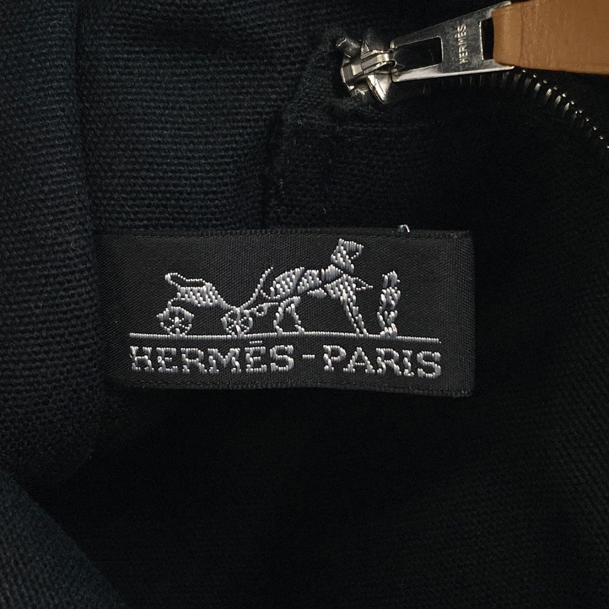 HERMES sack fool toePM Tote Bag Canvas Ladies [Used]