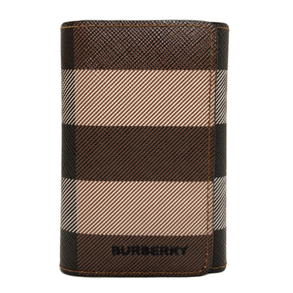 BURBERRY Burberry Check key holder PVC Ladies [Used]