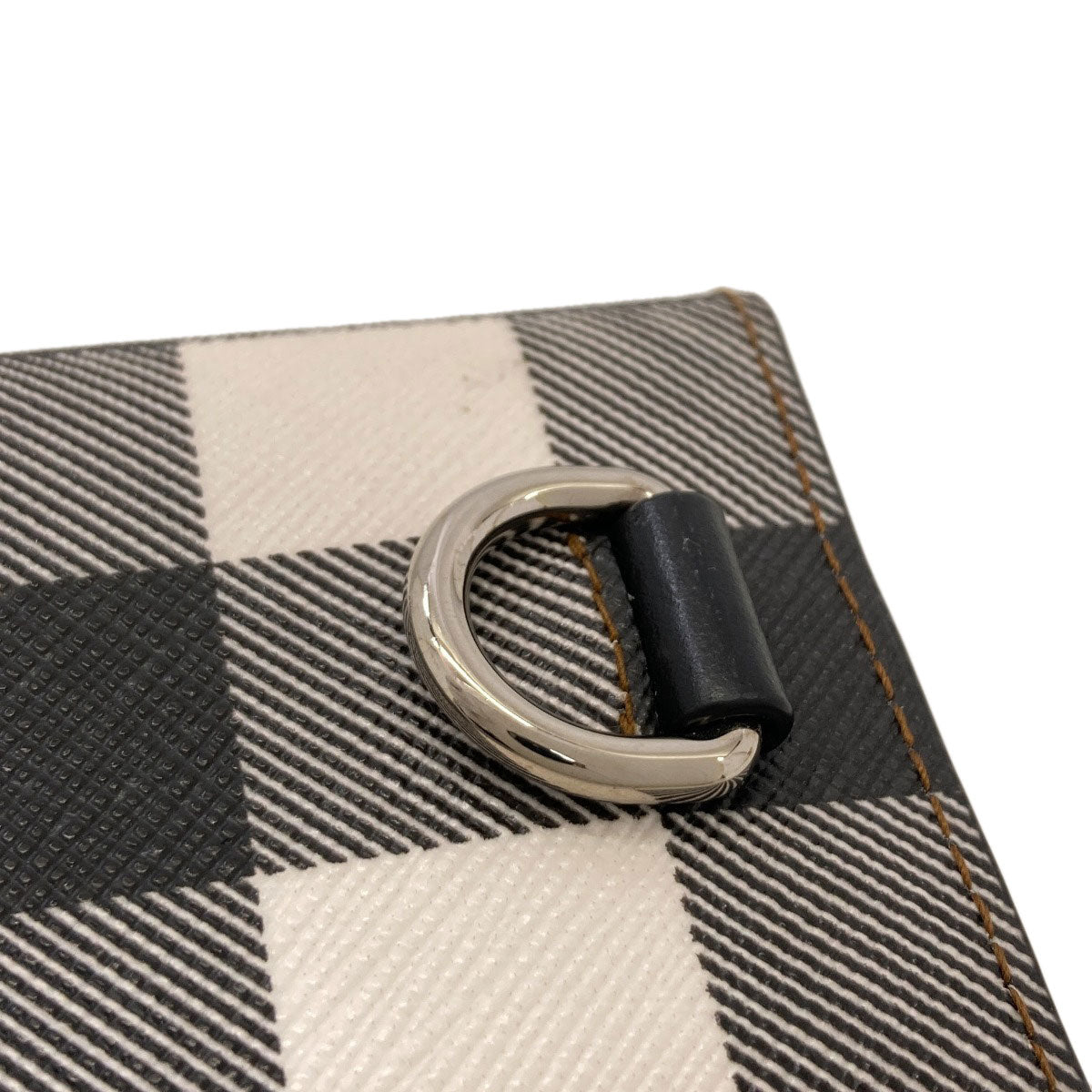 BURBERRY Burberry Check key holder PVC Ladies [Used]