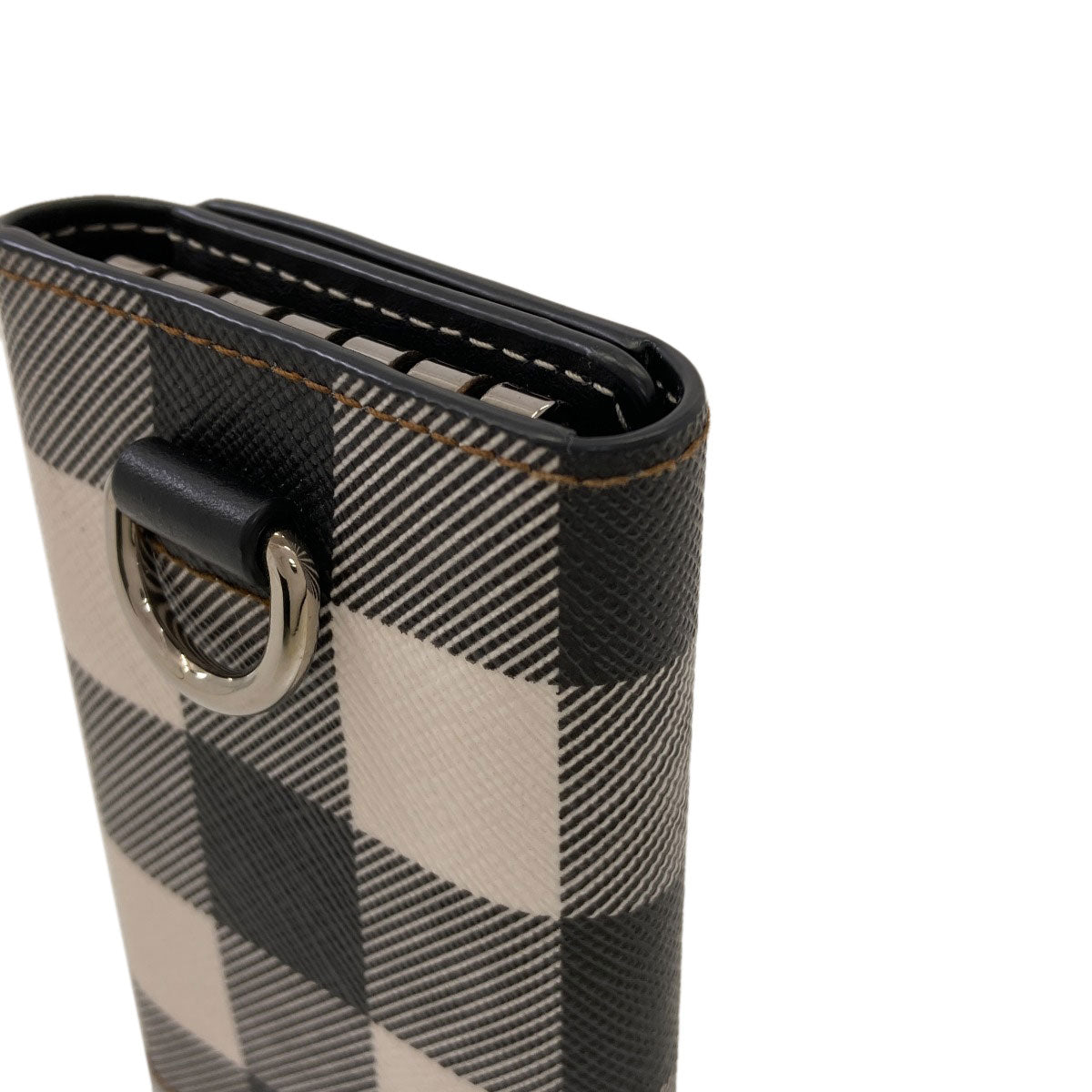 BURBERRY Burberry Check key holder PVC Ladies [Used]