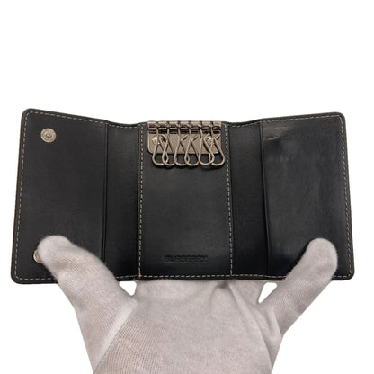 BURBERRY Burberry Check key holder PVC Ladies [Used]
