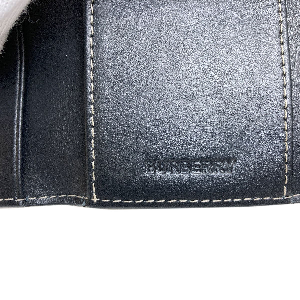 BURBERRY Burberry Check key holder PVC Ladies [Used]