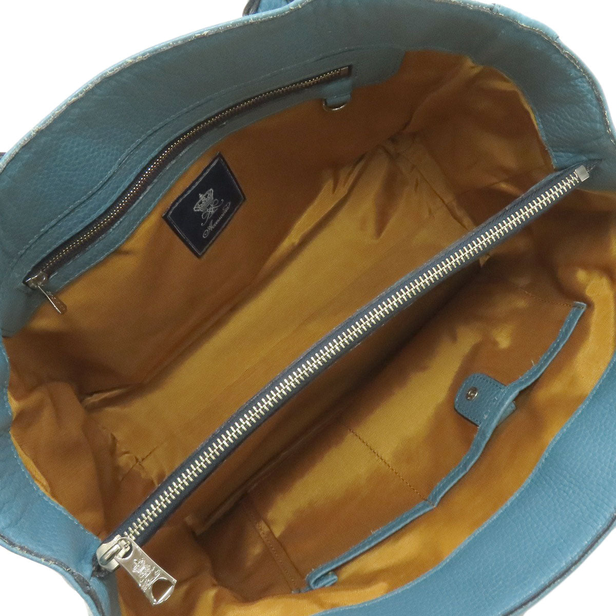 ADMJ logo Tote Bag Leather Ladies [Used]
