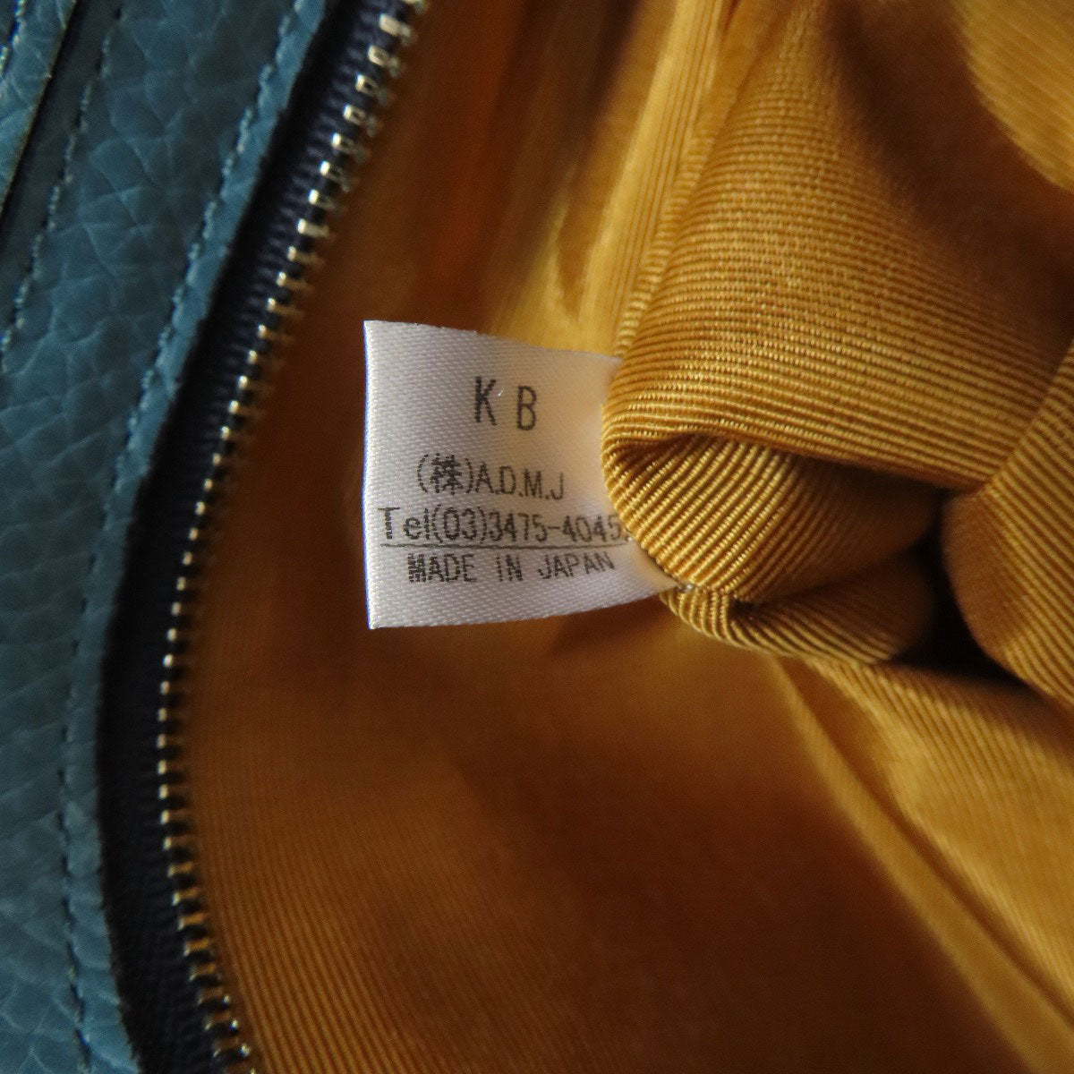 ADMJ logo Tote Bag Leather Ladies [Used]