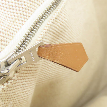HERMES New fool toe MM Handbag Canvas Ladies [Used]