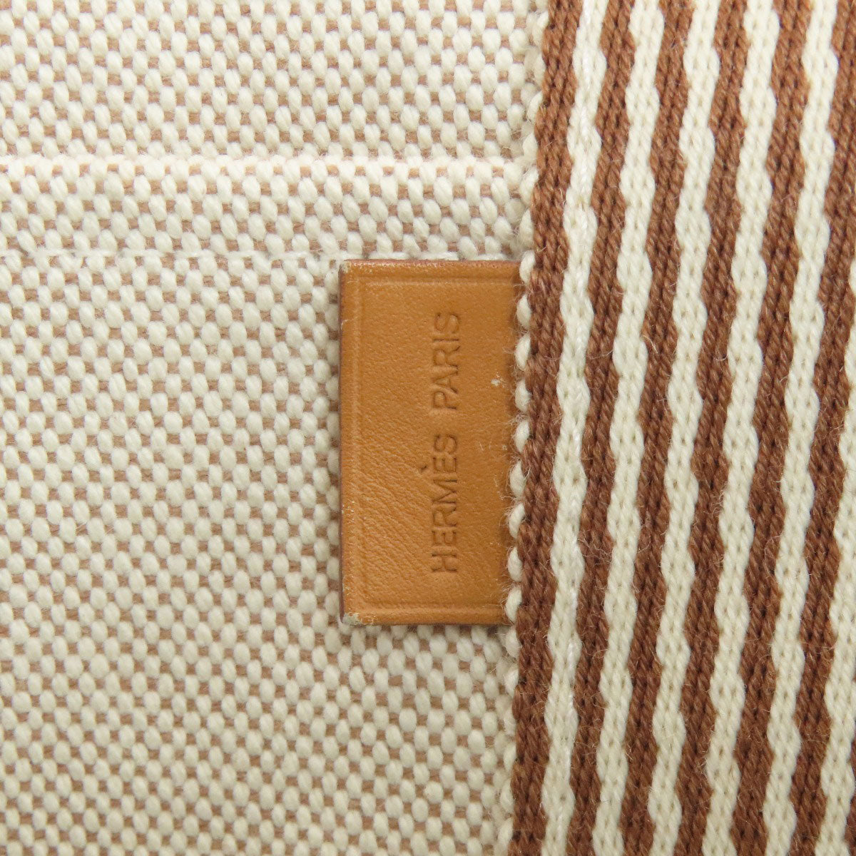 HERMES New fool toe MM Handbag Canvas Ladies [Used]