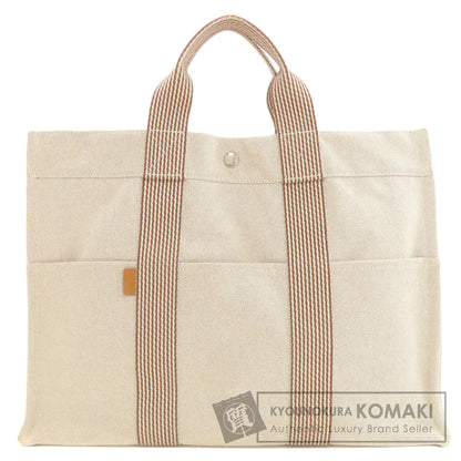 HERMES New fool toe MM Handbag Canvas Ladies [Used]
