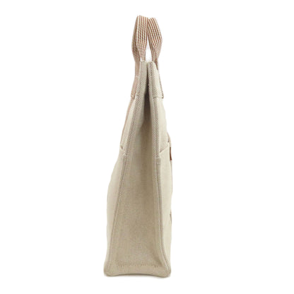 HERMES New fool toe MM Handbag Canvas Ladies [Used]
