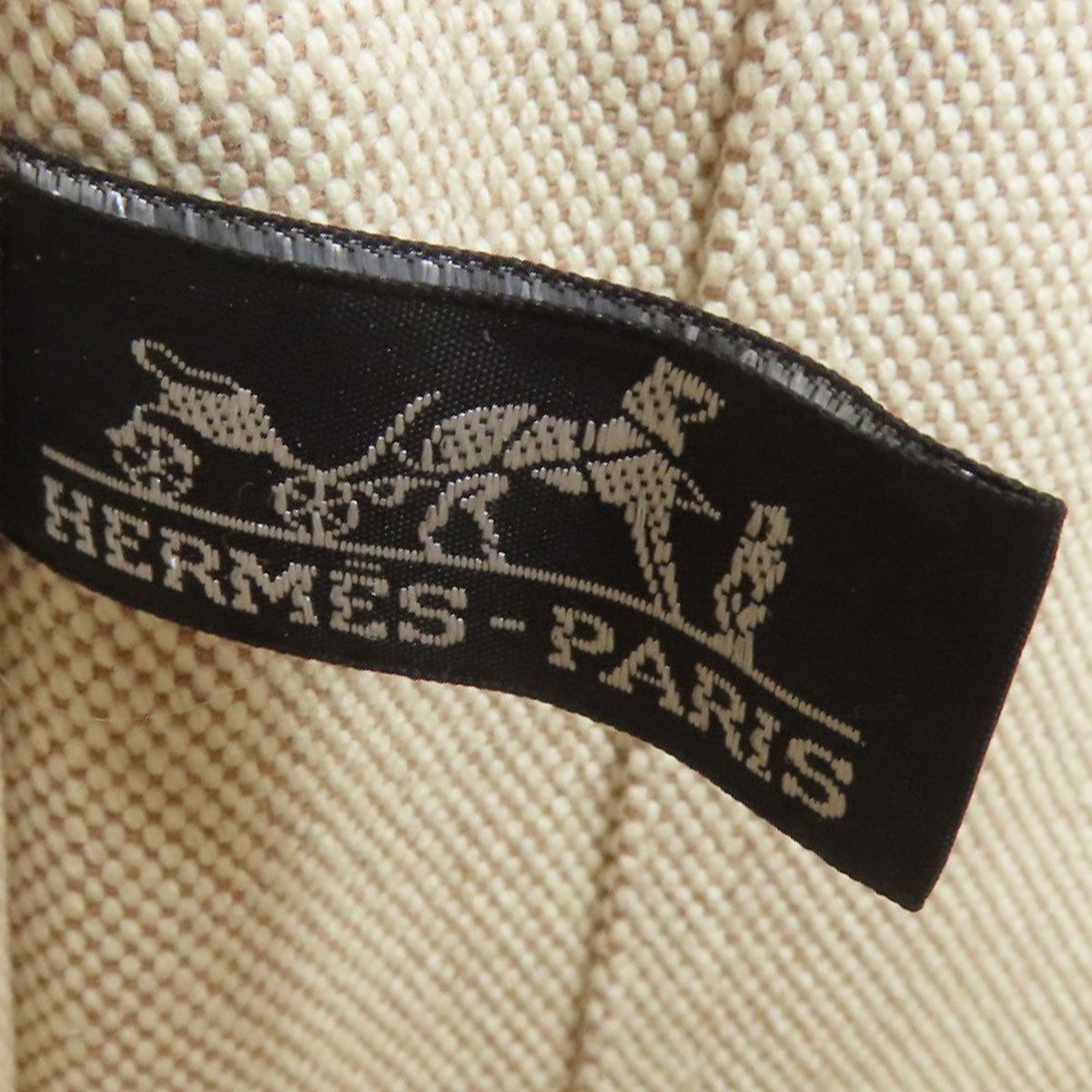 HERMES New fool toe MM Handbag Canvas Ladies [Used]