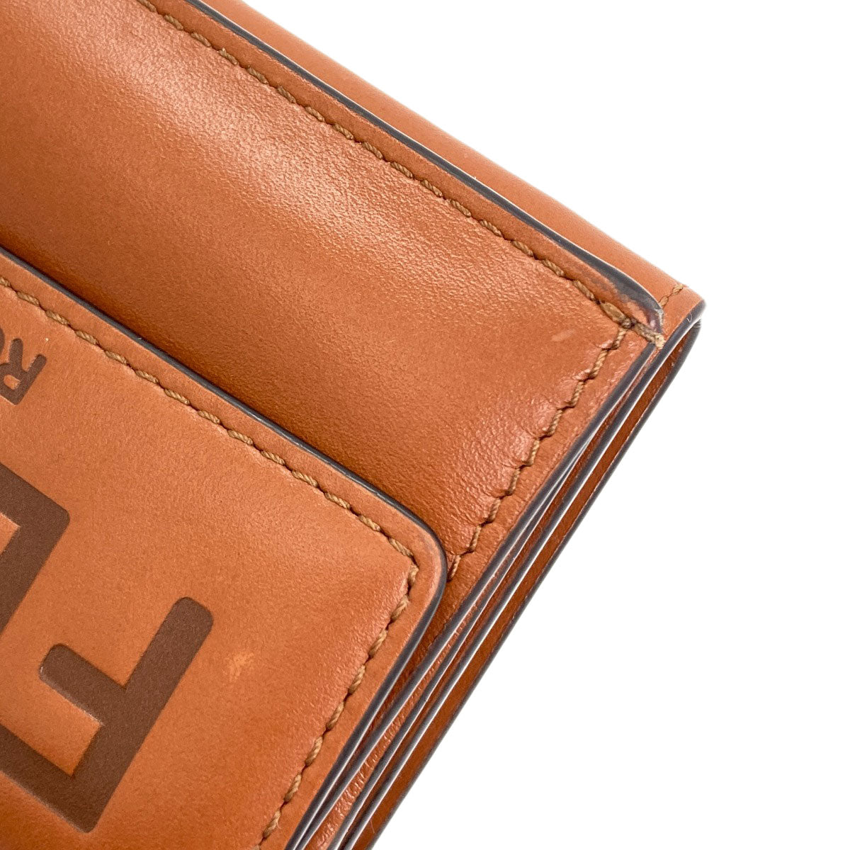 FENDI Tri-fold wallet Bifold Wallet with Coin Pocket Leather Ladies [Used]