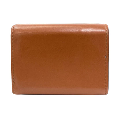 FENDI Tri-fold wallet Bifold Wallet with Coin Pocket Leather Ladies [Used]