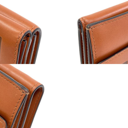 FENDI Tri-fold wallet Bifold Wallet with Coin Pocket Leather Ladies [Used]