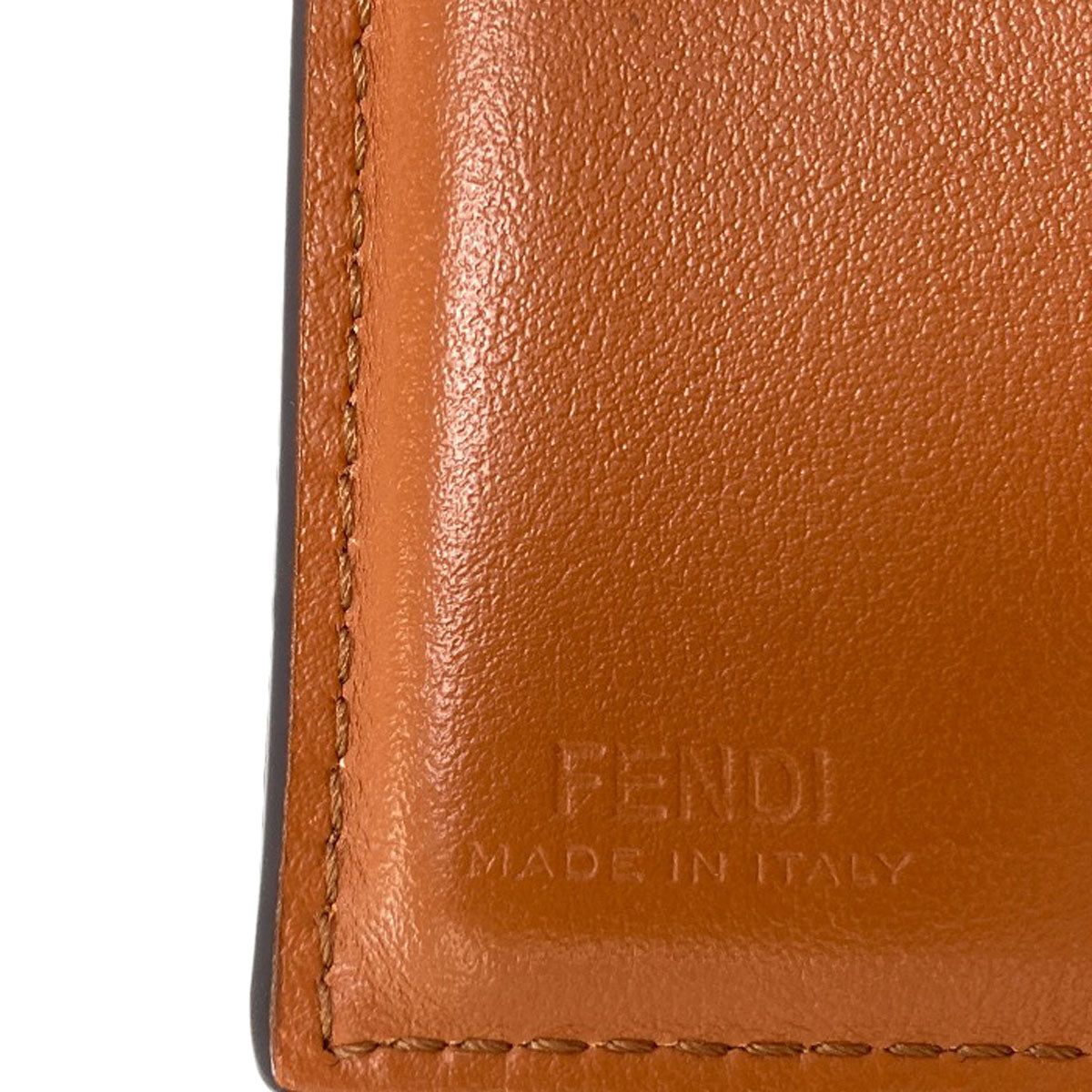 FENDI Tri-fold wallet Bifold Wallet with Coin Pocket Leather Ladies [Used]