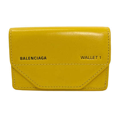 BALENCIAGA 529098 Tri-fold wallet Bifold Wallet with Coin Pocket Leather Ladies [Used]