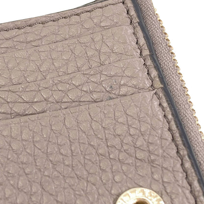 VALENTINO Studs Bifold Wallet with Coin Pocket Leather Ladies [Used]