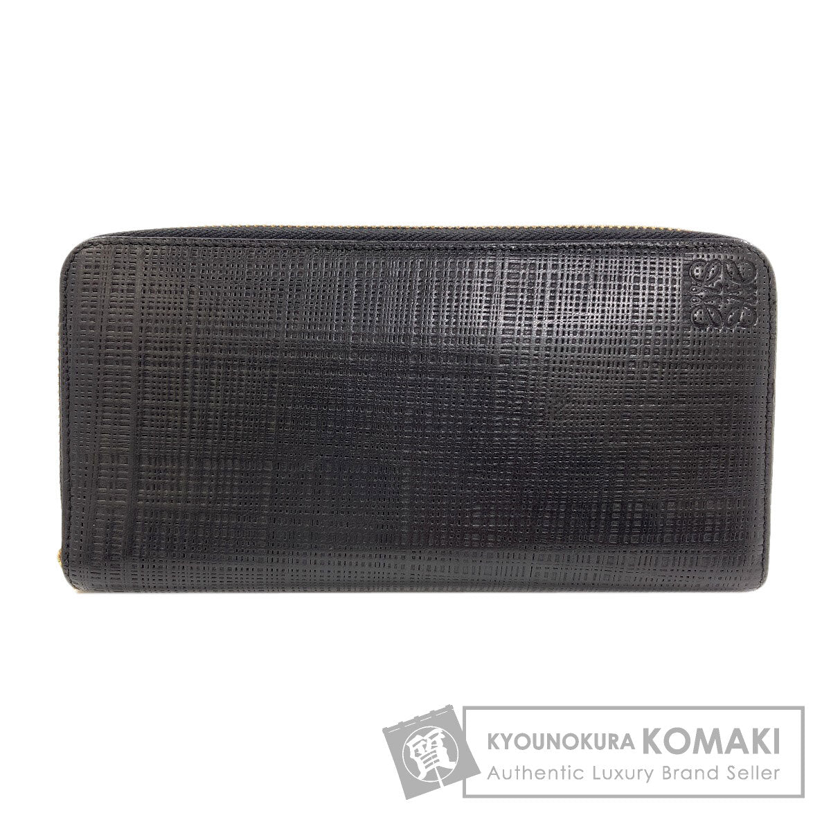 LOEWE anagram Long wallet (with coin pocket) Leather Ladies [Used]