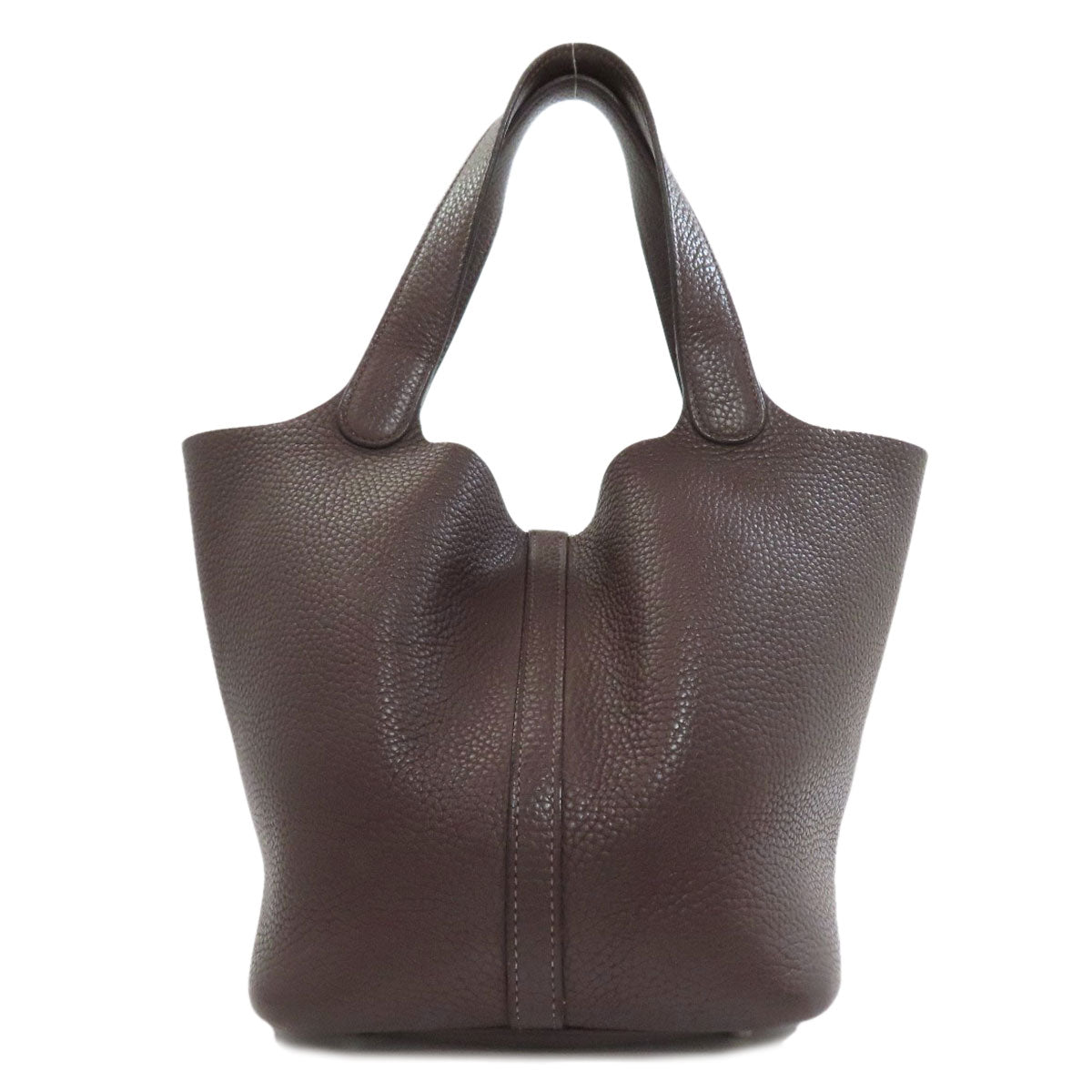HERMES Picotin Lock MM SilverHardware Handbag Taurillon Clemence Ladies [Used]