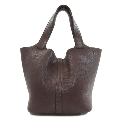 HERMES Picotin Lock MM SilverHardware Handbag Taurillon Clemence Ladies [Used]