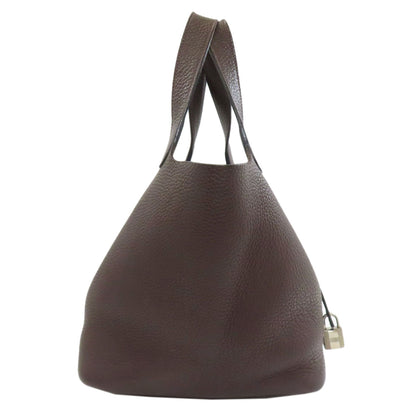 HERMES Picotin Lock MM SilverHardware Handbag Taurillon Clemence Ladies [Used]